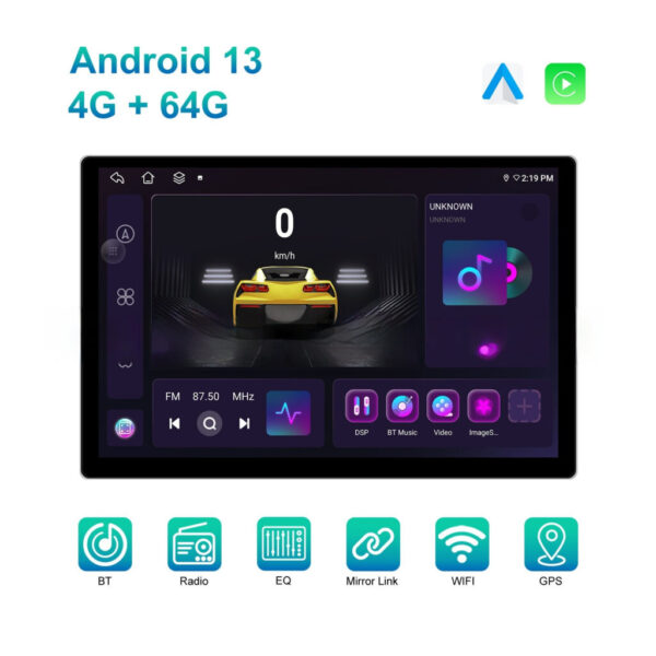 131-inch Android Large Screen Navigation Device With Universal Map